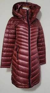 Calvin Klein Cappotto Donna con Cappuccio Imballabile Premium Piumino Rame Scuro S  - Foto 1 di 4