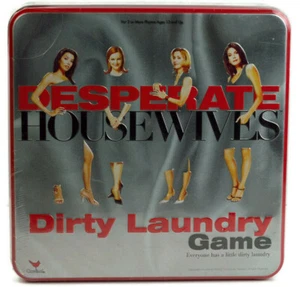 Desperate Housewives Dirty Laundry Boardgame 9517 Tin Box Cardinal 2005 Sealed - Picture 1 of 12