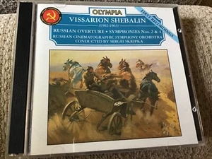 Vissarion Shebalin Russian Overture Symphonies 2 & 4 cd Olympia - Picture 1 of 2