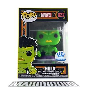 Funko Pop Marvel Hulk Blacklight Funko.com Exclusive 822