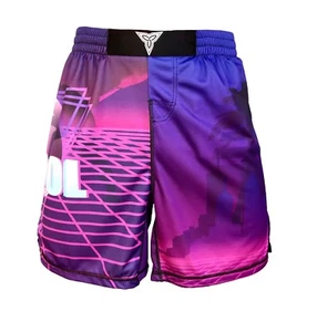 Old School Wrestler Fight Shorts MMA Kick boxing wrestling Youth & Mens - Picture 1 of 5