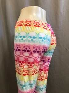 Sugar Skull Leggings XL 2X - Picture 1 of 3