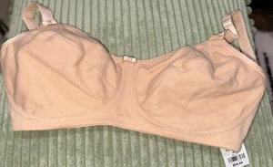 Amoena Post Surgery Bra Size 34 D. Prosthetic Pockets Med Color Beige - Picture 1 of 8