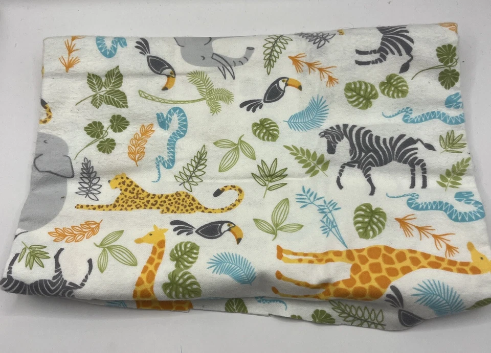 Zhan in Jungle Flannel Fabric. Animal print. .444 Yard/16” - Image 1 of 1