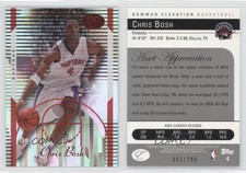 2006-07 Bowman Elevation Red /299 Chris Bosh #4 HOF