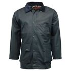Mens Game Classic Padded Wax Jacket Hunting Shooting Water Repellent S-5XL UK