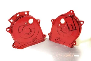 P2R Transparent Red Upper Timing Covers Fits 14-20 Acura RLX - Picture 1 of 2