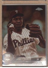 Maikel Franco 116 2018 Topps Chrome Sepia Refractor