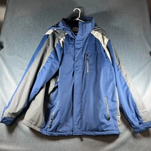 Weatherproof 32 Degrees Heat Mens Jacket Size 2XL Multicolor Hooded Full Zip - Picture 1 of 13