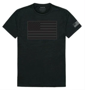 Rapid Dominance Men's USA Flag Tactical Graphics Tee T-Shirt Military Black/Gray - Picture 1 of 2
