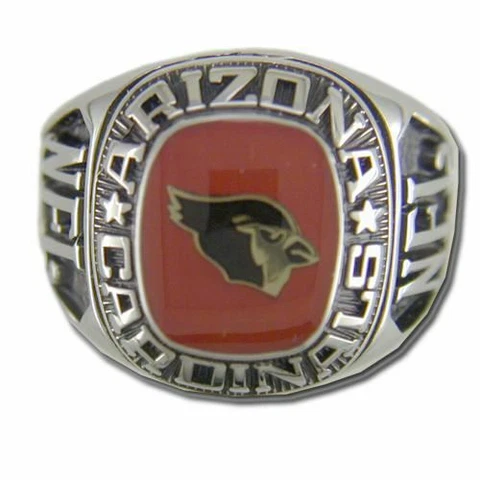 Arizona Cardinals Large Classic Silvertone NFL Ring Cover