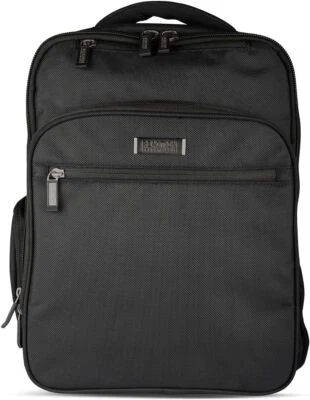 Kenneth Cole Reaction Brooklyn Commuter Polyester Backpack, Black  - Image 1 of 4
