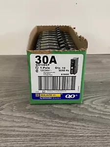 Square D by Schneider QO130CP Electric Pole Circuit Breakers 30A 10 Pack New - Picture 1 of 3