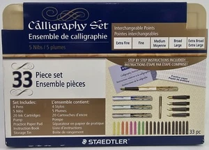 Staedtler 33 Piece Calligraphy Set - Picture 1 of 5