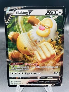Pokemon Slaking V 058/078 Pokemon GO Ultra Rare Holo NM - Picture 1 of 2