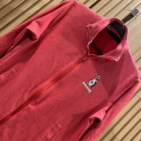 Under Armour Coldgear Sweatshirt Full Zip Red Youngstown Penguins Size L Cover