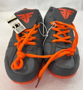 Action Flex Women's Athletic Sneaker Tennis Shoes Size 5 Orange & Grey New - Picture 1 of 10