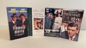 Burt Lancaster VHS Lot of 4 - Tough Guys Young Savages Elmer Gantry Sheba - R1 - Picture 1 of 9