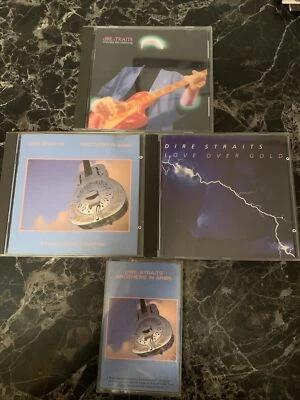 Dire Straits 3 CD + 1 Cassette Lot - Brothers In Arms/Love Over Gold/Money For N - Image 1 of 3