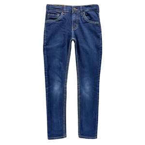 Levis 510 Pants Boys 10 Blue Jeans Denim Skinny Adjustable Waist Youth 24x24 - Picture 1 of 15