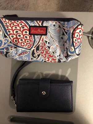 2-шт приморский холщовый мешочек в Vera Bradley и очаровательный Charlie кошелек с ремешком - Изображение 1 из 4