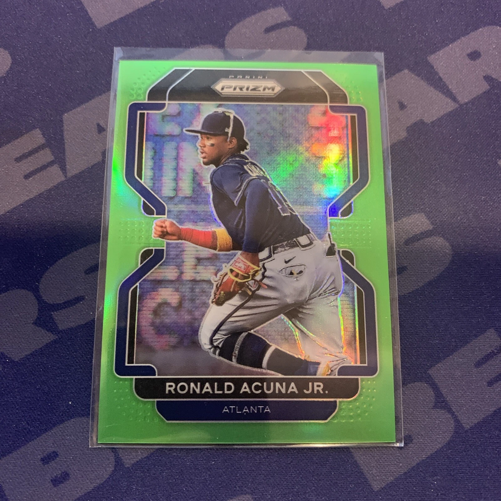 2022 Panini Prizm Ronald Acuna Jr. /125 Lime Green Prizm Atlanta Braves