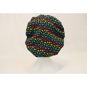 Regenbogenpfotendrucke Bouffant chirurgische Zahnpeelingkappe Chemo Mütze - Bild 1 von 4