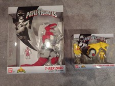 Mighty Morphin Power Rangers T-Rex Zord & Sabertooth Tiger Legacy Collection New