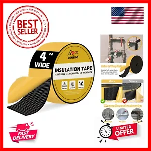 Pipe Insulation Tape, Pipe Wrap Insulation Foam Tape Self Adhesive, Outdoor W... - Picture 1 of 9