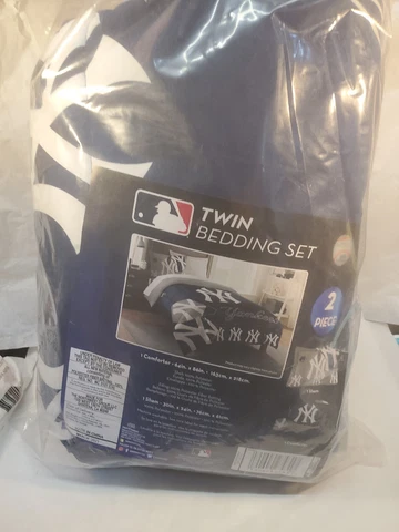 New York Yankees Twin Bedding (Hexagon) OFFICIAL MLB Cover