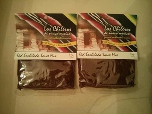 2 cada uno Los Chileros 4 OZ Enchilada Roja Mezcla Todo Natural - Kosher Nuevo - Imagen 1 de 3