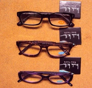 Set 3 Nicole Miller Damen Lisa/Weide/Channing Federscharnier Lesebrille + 1,25 - Bild 1 von 9