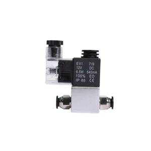 DC 12V Pneumatik Magnetventil Elektro Ventil 1/4 2 - Wege für Wasser Luft NPN - Bild 1 von 14