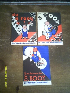 3 CARTES POSTALES PIERRE PERON BREST VIN S ROOY - Imagen 1 de 2