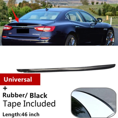 46'' Universal Fit For 14-23 Maserati Quattroporte Rear Trunk Lip Spoiler Wing - Imagem 1 de 4