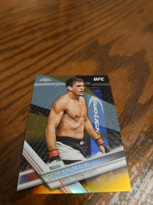 2017 Topps Chrome UFC Gold Refractor Parallel Card #41/50 Demian Maia #79 - Image 1 of 4