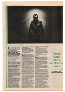 Peter Gabriel Genesis Interview NME Cutting 1980 - Imagen 1 de 1