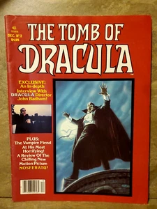 Stan Lee presents TOMB OF DRACULA MAGAZINE #2 1979 Marvel Comics B&B Nice L@@K - Picture 1 of 8