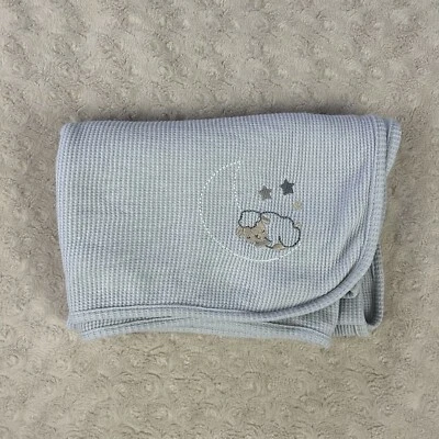 Детское одеяло Parent's Choice Gray Thermal Lamb Sheep Moon Stars желтовато-коричневое вафельное плетение - Изображение 1 из 4