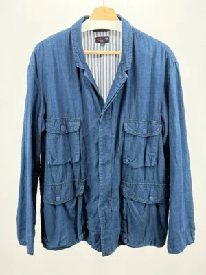 Chaqueta teñida índigo R by 45rpm M65 talla 4 (L) hecha en Japón 45r Foto 1 de 4