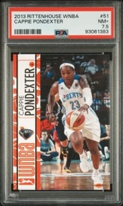 2013 Rittenhouse WNBA Cappie Pondexter PSA 7.5 New York Liberty Rutgers Knights - Picture 1 of 2