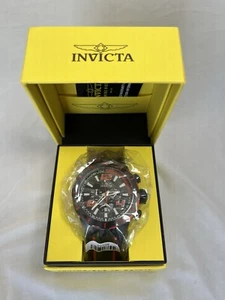 Invicta Men's 20109 Quartz Chrono S1 Rally Stainless Steel Black and Red Watch - Picture 1 of 2