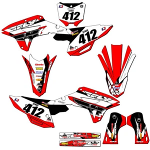 2022-2024 CRF 250 RX 13 FLY Red Senge Graphics Kit Compatible with Honda - Picture 1 of 10