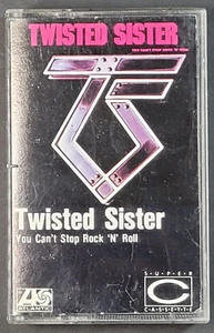 Music Cassette Tape - Twisted Sister - You Can't Stop Rock 'N' Roll - 1983 - VG+ - Picture 1 of 9