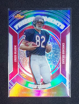 Greg Olsen 2007 Topps Finest Rookie Finest Moments Refractor #RFM-GO - Image 1 of 2