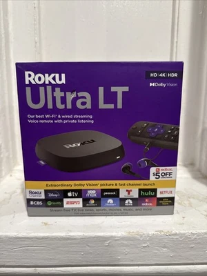 Roku Ultra LT Streaming Device 4K/HDR/DOLBY Vision - Image 1 of 4