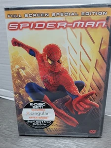 Spider-Man (DVD, 2002, 2-Disc Set, Full Screen Special Edition) NEW - Picture 1 of 5