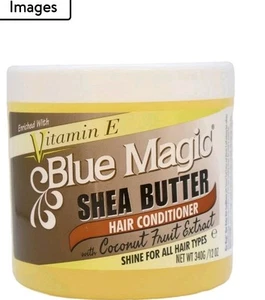 Blue Magic Shea Butter Hair Conditioner 12 Ounce Jar (Pack of 1)  - Picture 1 of 2