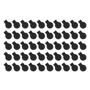 Sturdy Fixation 50 Pcs Sun Shade Net Cloth Plastic Clips with Locking Grip - Picture 1 of 16