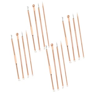 4 Set Pimple Blackhead Remover Comedones Extractor Tool Kit Professional - Imagen 1 de 12